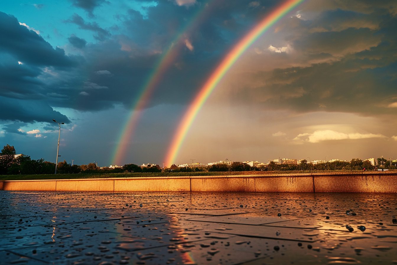 Le paradoxe météo : quand le soleil brille pendant la pluie