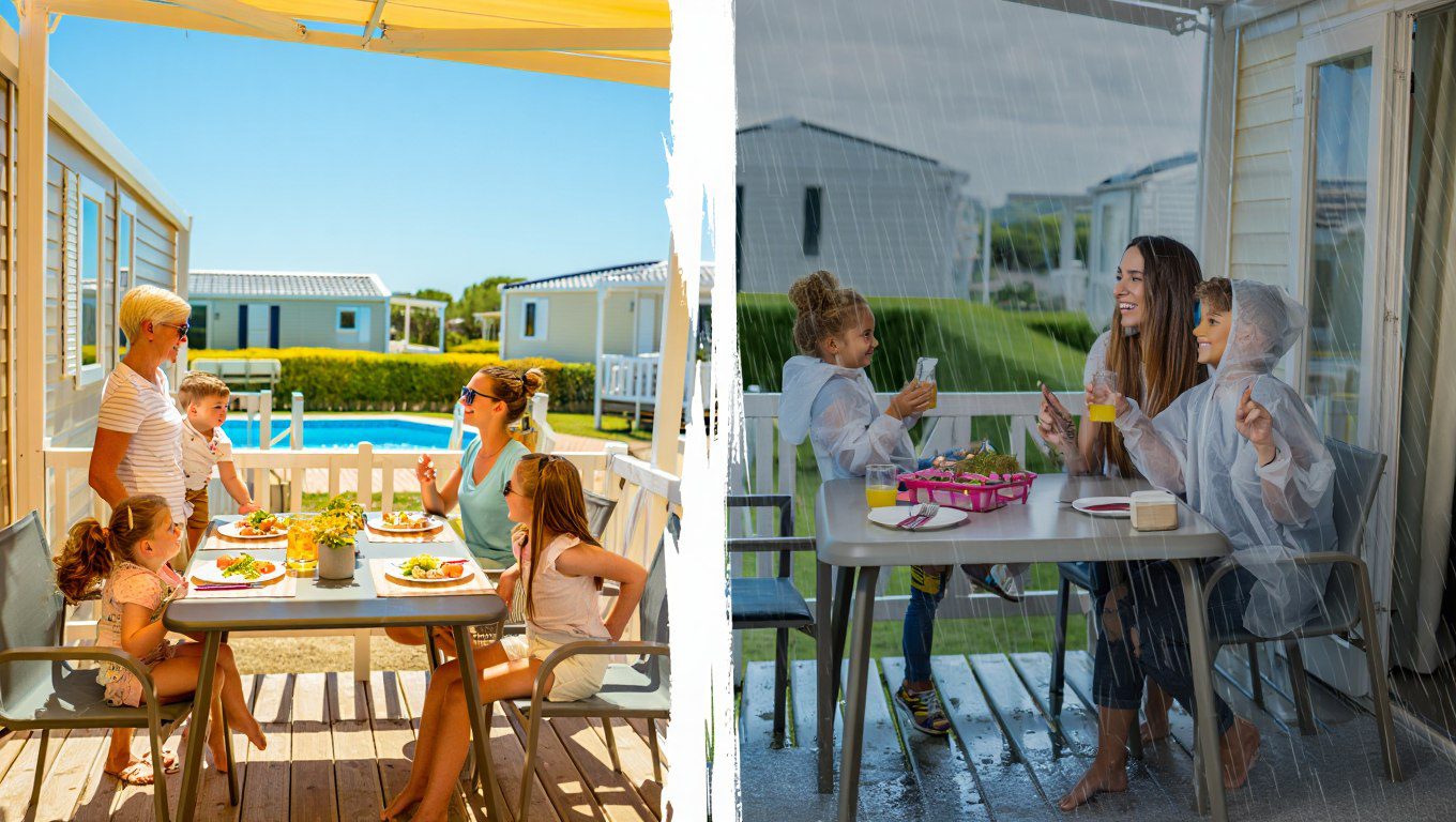 adapter son séjour en camping demi-pension en Espagne