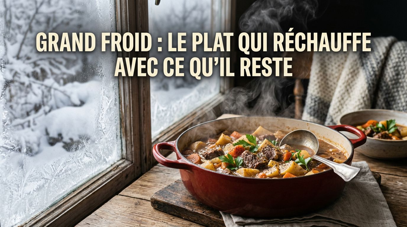 Recette quand il fait froid : mijoté avec les restes du frigo